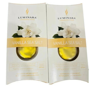 2 New Luminara Vanilla Sea Salt Fragrance Pods